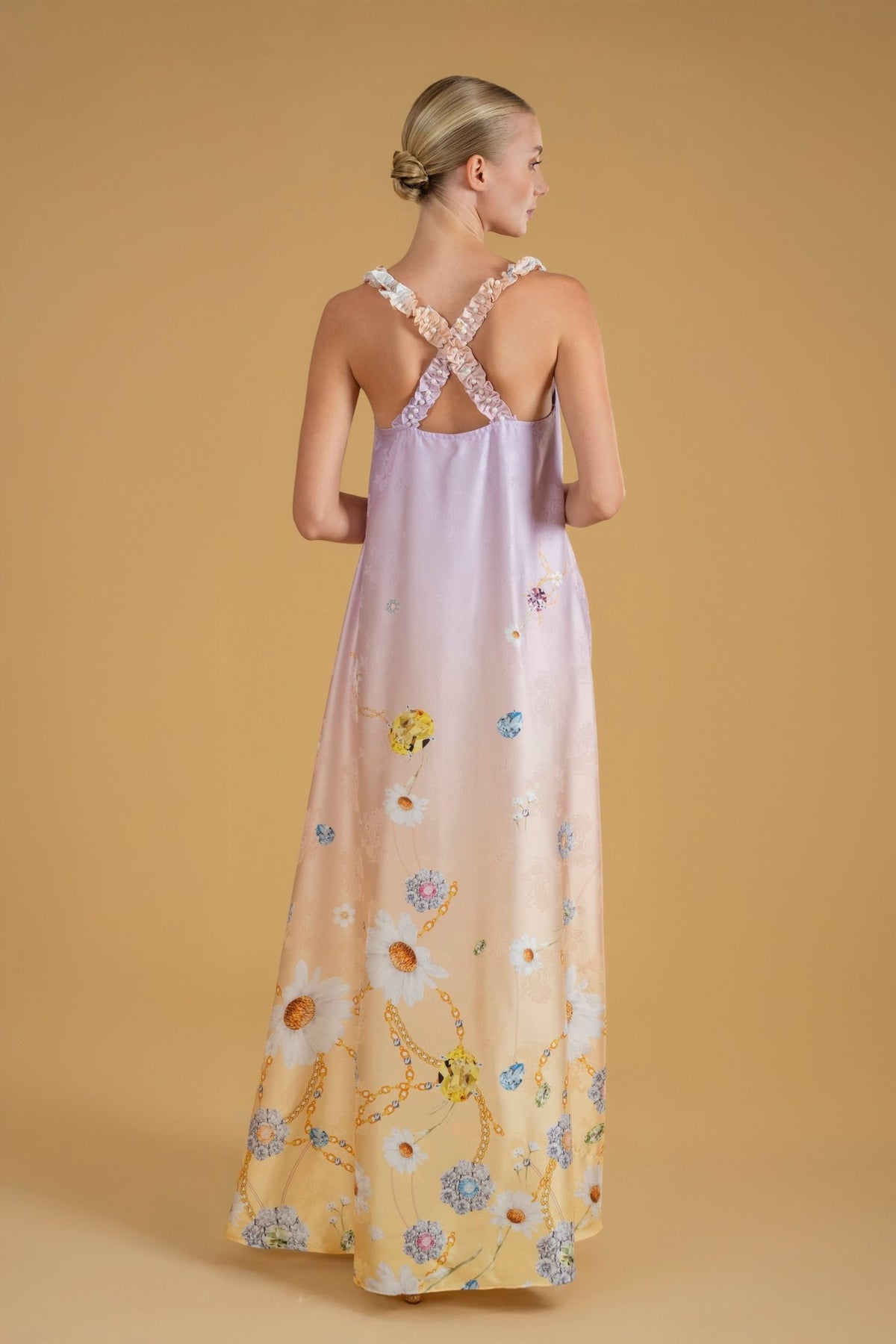 Daisy Cross Back Dress |فستان Daisy - Maison Clad