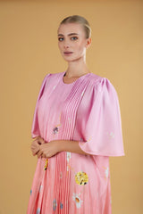 Daisy Pleated Dress l |فستان Daisy - Maison Clad