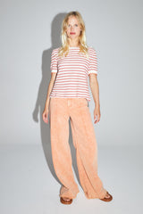 Trouser Denim Swiggy Palazzo Peach |سروال Denim Palazzo Peach
