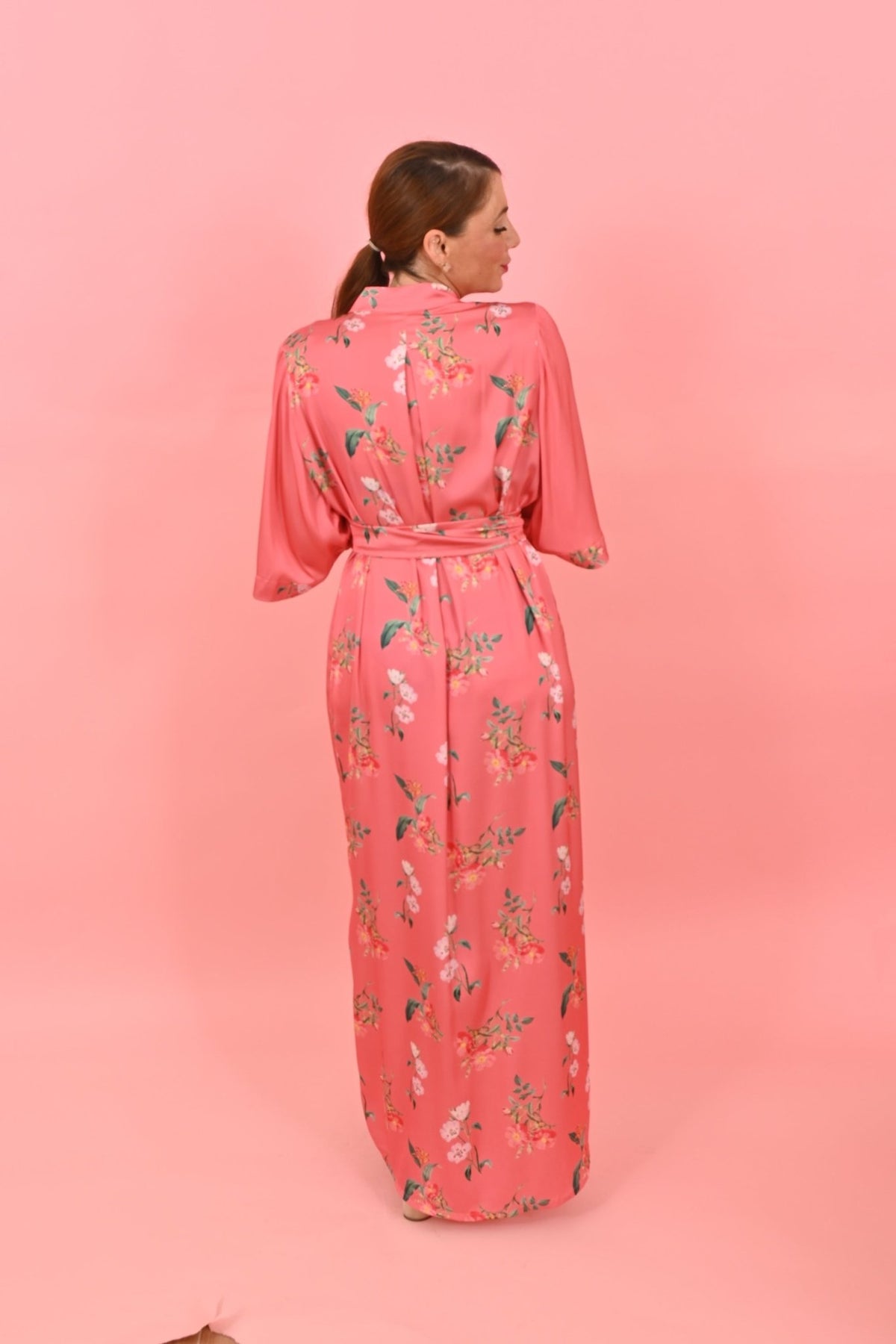 Dress Jeannette Coral |فستان Jeannette - Maison Clad
