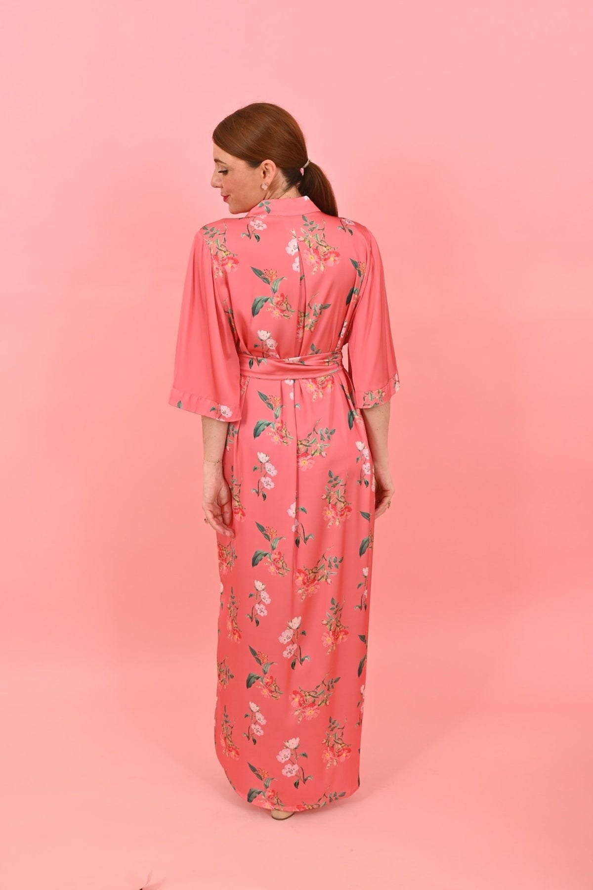 Dress Jeannette Coral |فستان Jeannette - Maison Clad