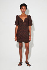 Dress Nara Jacquard Leo |فستان Nara - Maison Clad