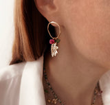 Earring Sarayi Small - Sarayi Small أقراط - Maison Clad