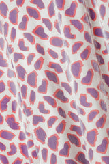Emy Asymetrique Blouse Mauve & Green | أعلى النساء - Maison Clad