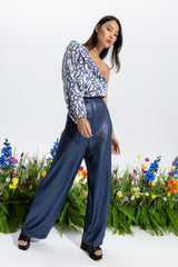 Emy Asymetrique Blouse Snake | أعلى النساء - Maison Clad