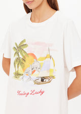 FEELING LUCKY TEE SHIRT| بلوزة FEELING LUCKY - Maison Clad