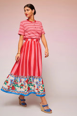 Gwen Tee Pink | بلوزة نسائية - Maison Clad