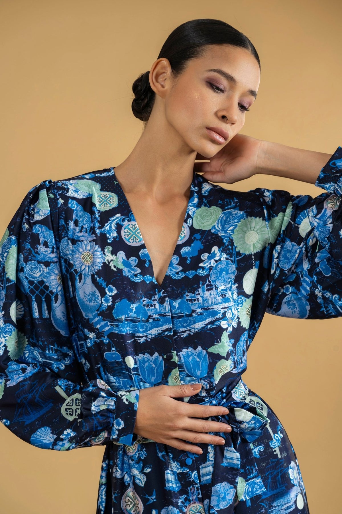 Jouy Lace Dress l |فستان Jouy Lace - Maison Clad