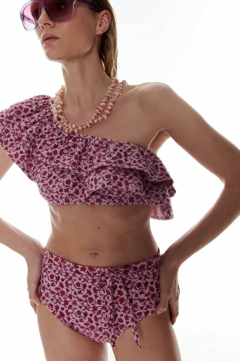 Julia Lila Bikini Top | ملابس سباحة نسائية - Maison Clad