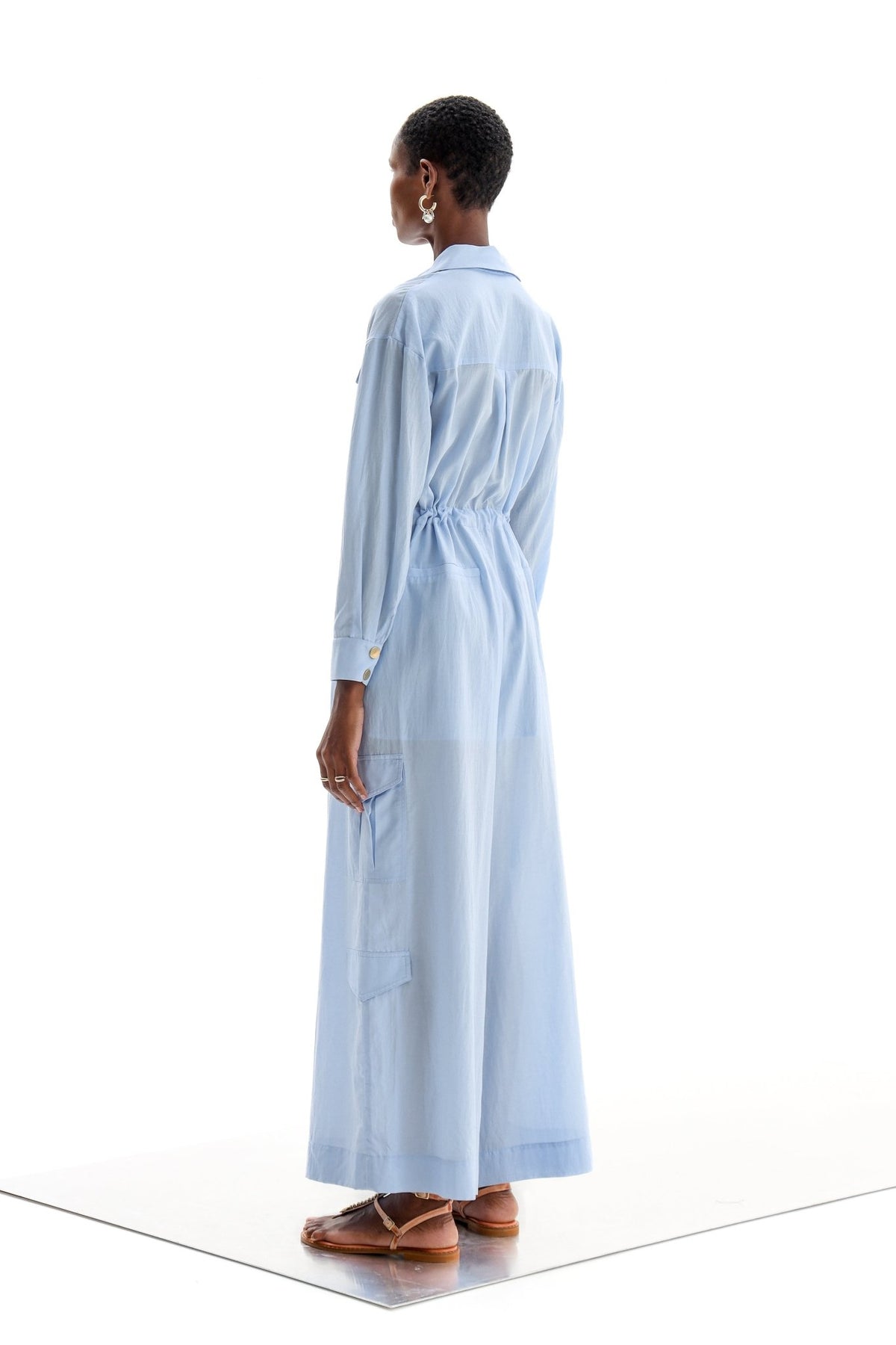 Jumpsuit Siren Blue| المرأة القصيرة - Maison Clad