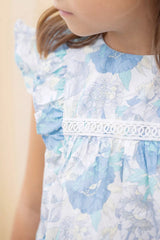Kids' Blouse Balade Parisienne - Light Blue | بلوزة - Maison Clad