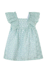 Kids' Dress Balade Parisienne - Mint | فستان - Maison Clad
