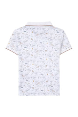 Kids' Polo Explorateur - White | تي شيرت - Maison Clad