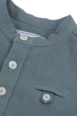 Kids' Shirt Summer Camp - Green | قميص - Maison Clad