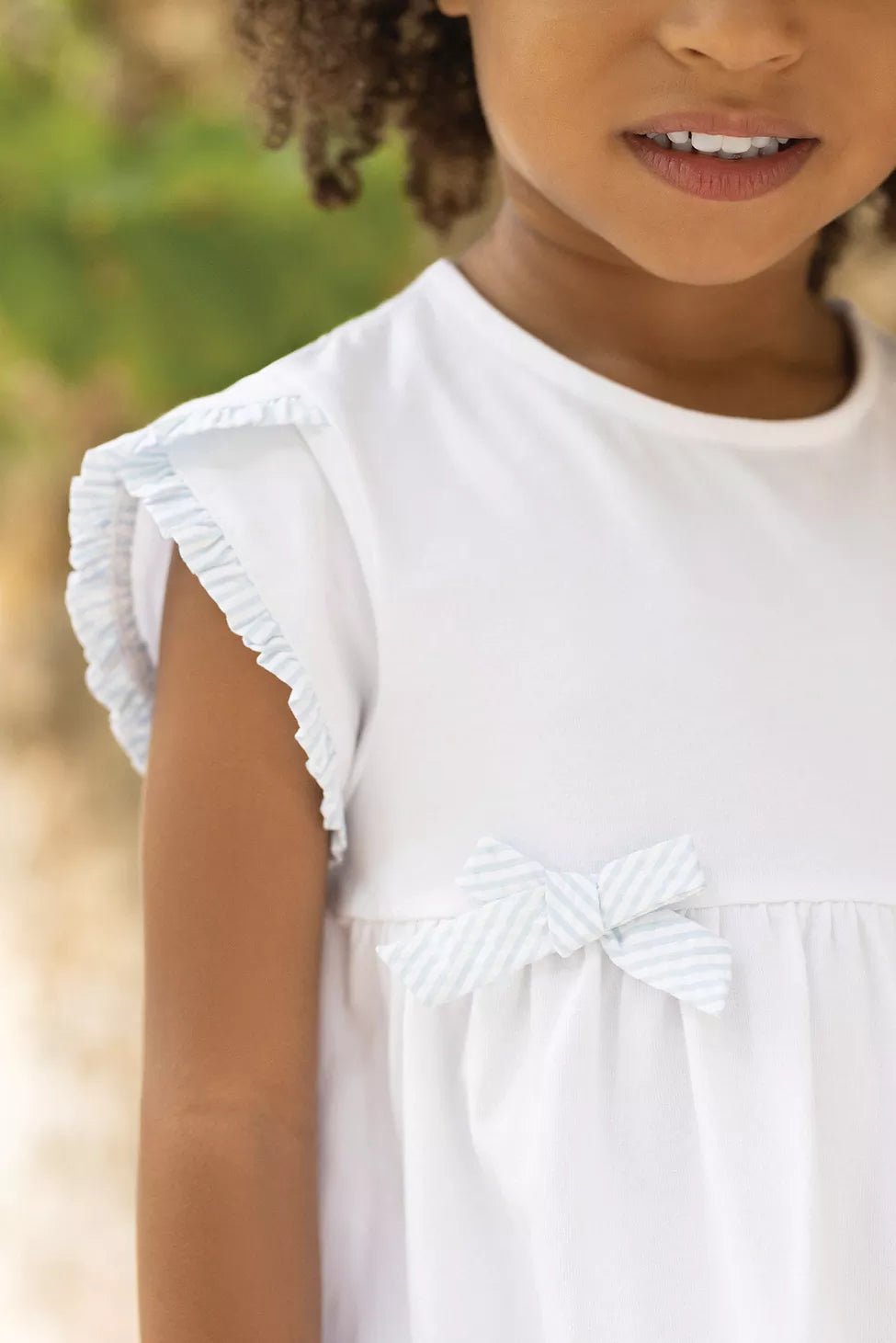 Kids' T-Shirt Balade Parisienne - White | تي شيرت - Maison Clad
