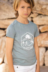 Kids' T-Shirt Summer Camp - Green | تي شيرت - Maison Clad