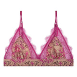 Love Lace Berry Purple Bra | الملابس الداخلية الدانتيل - Maison Clad