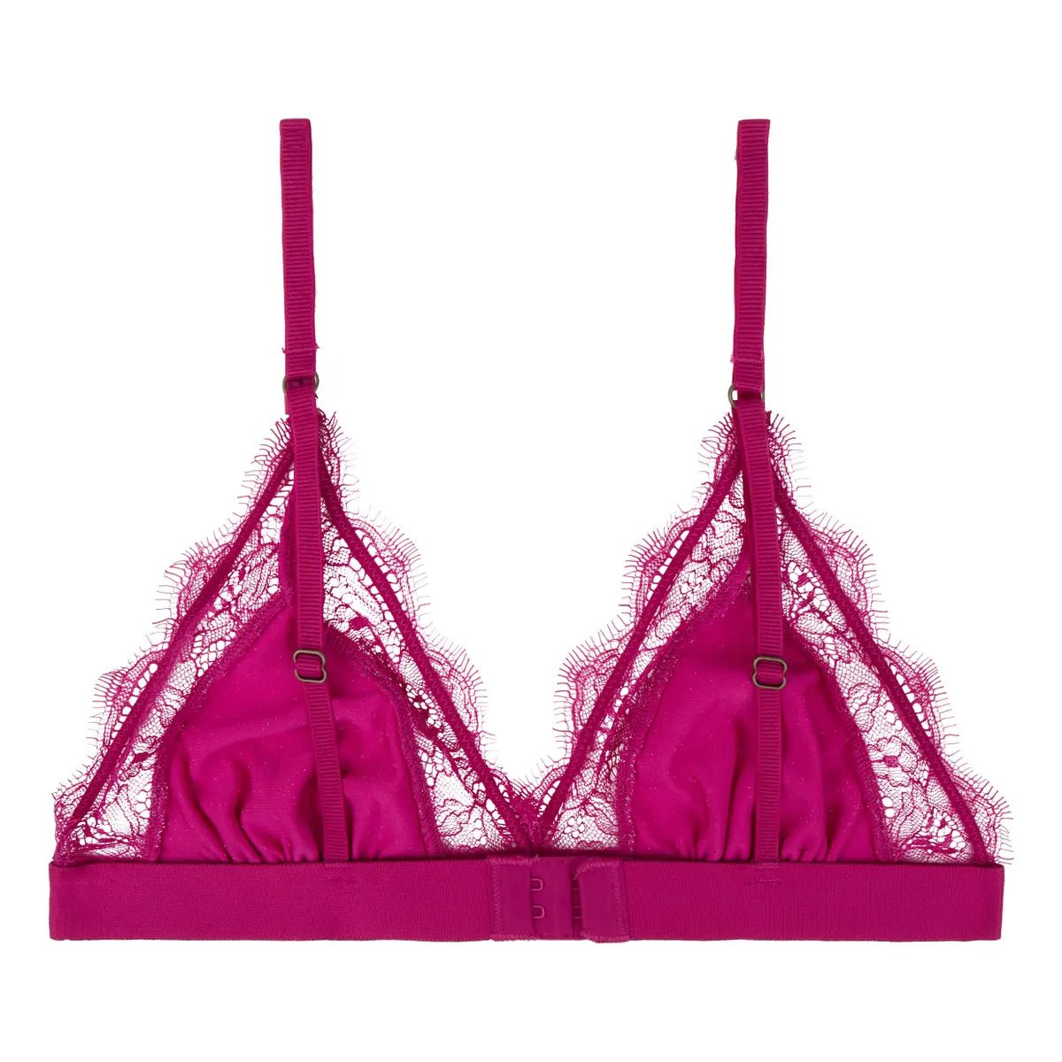 Love Lace Hot Pink Bra | الملابس الداخلية الدانتيل - Maison Clad