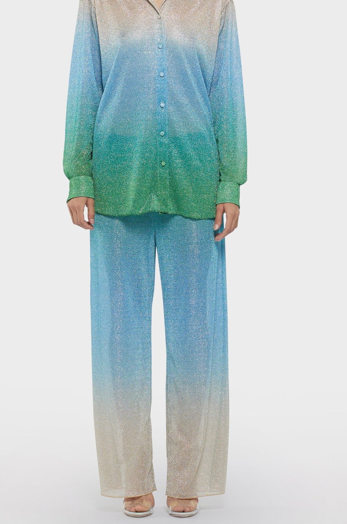 LUMIERE TROUSER SHADE BLUE | سراويل نسائية - Maison Clad