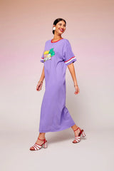 Maria Tee Lavender Dress | لباس المرأة - Maison Clad