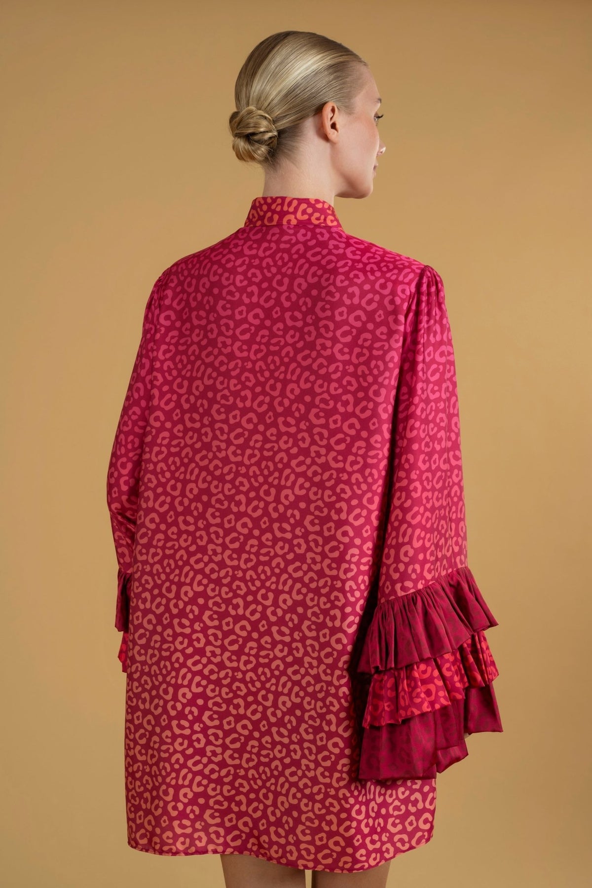 Mon 3 Ruffles Dress l |فستان Mon - Maison Clad
