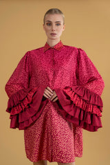 Mon 3 Ruffles Dress l |فستان Mon - Maison Clad