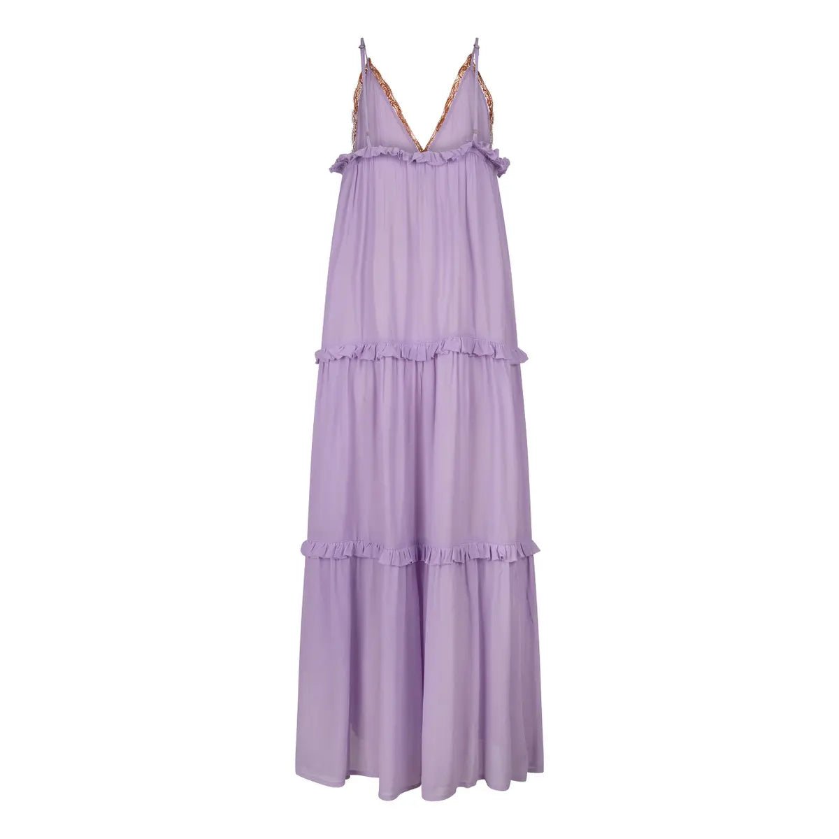 Nina Lila Slip Dress | فستان النوم - Maison Clad