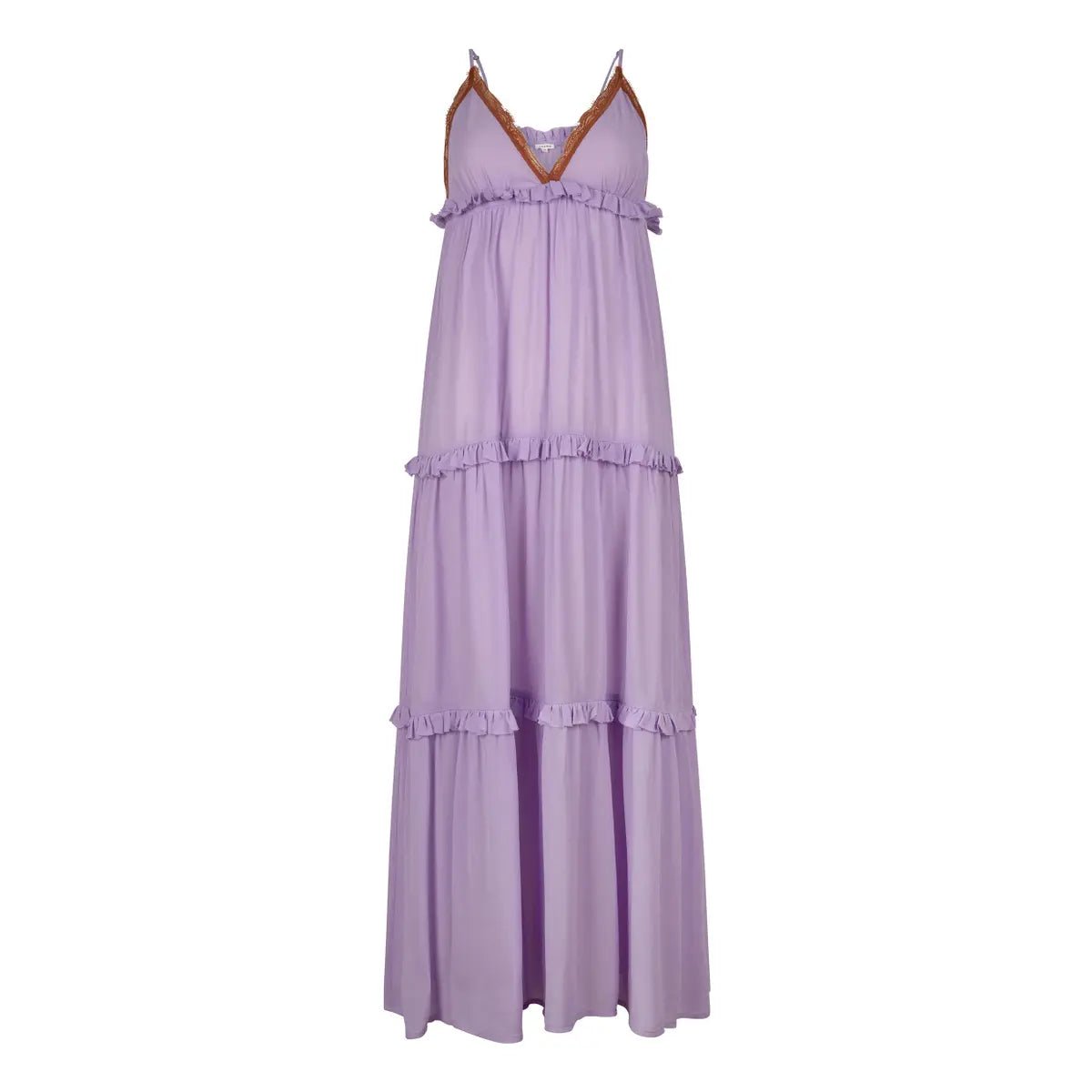Nina Lila Slip Dress | فستان النوم - Maison Clad