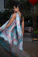 Oro Astrology Pisces Blue l |فستان Oro - Maison Clad