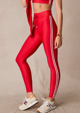 OXFORD CHERRY RED 25IN LEGGING| سروال ضيق OXFORD - Maison Clad