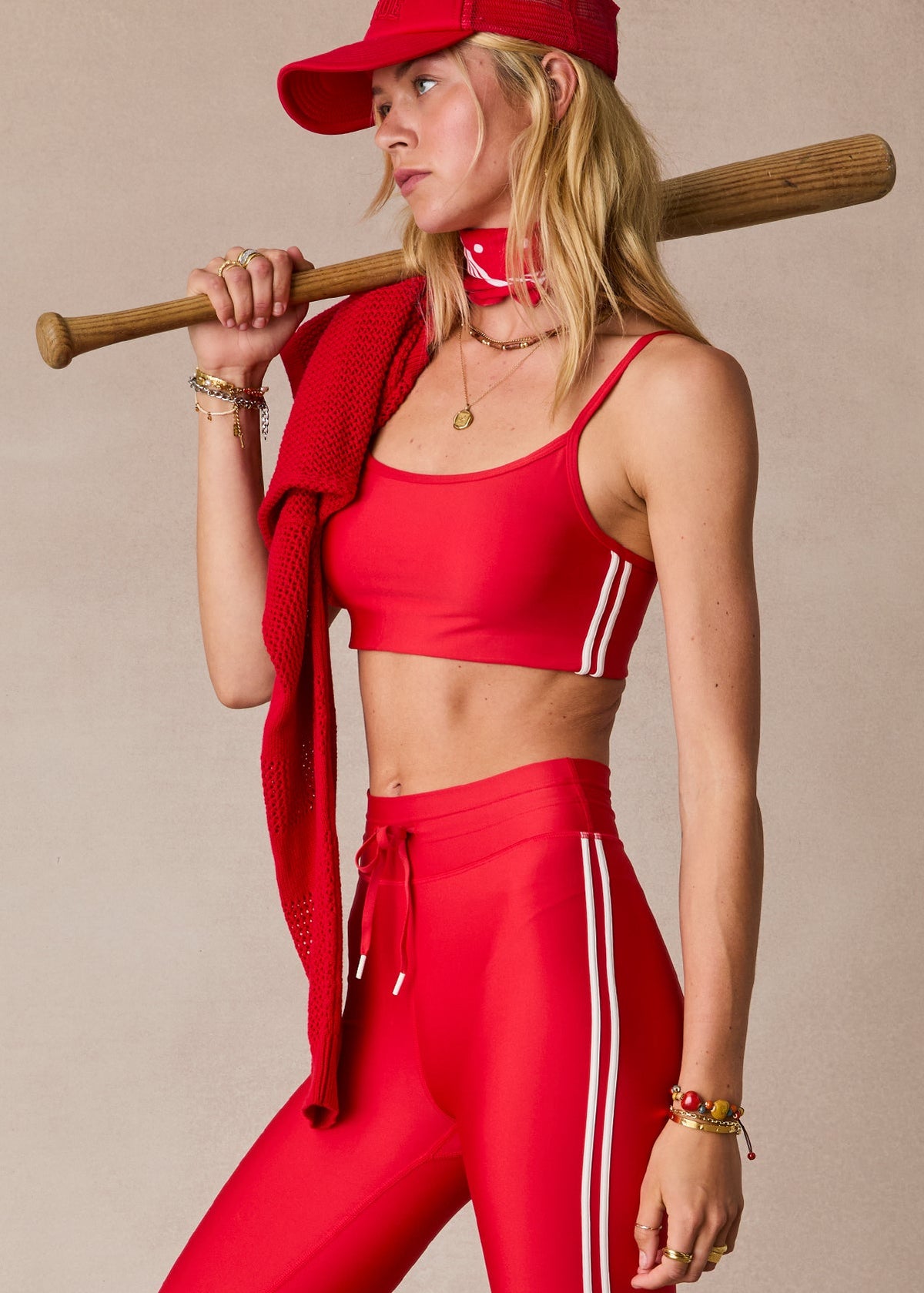 OXFORD HUTTON SCOOP RED CHERRY BRA| بلوزة OXFORD - Maison Clad