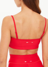 OXFORD HUTTON SCOOP RED CHERRY BRA| بلوزة OXFORD - Maison Clad