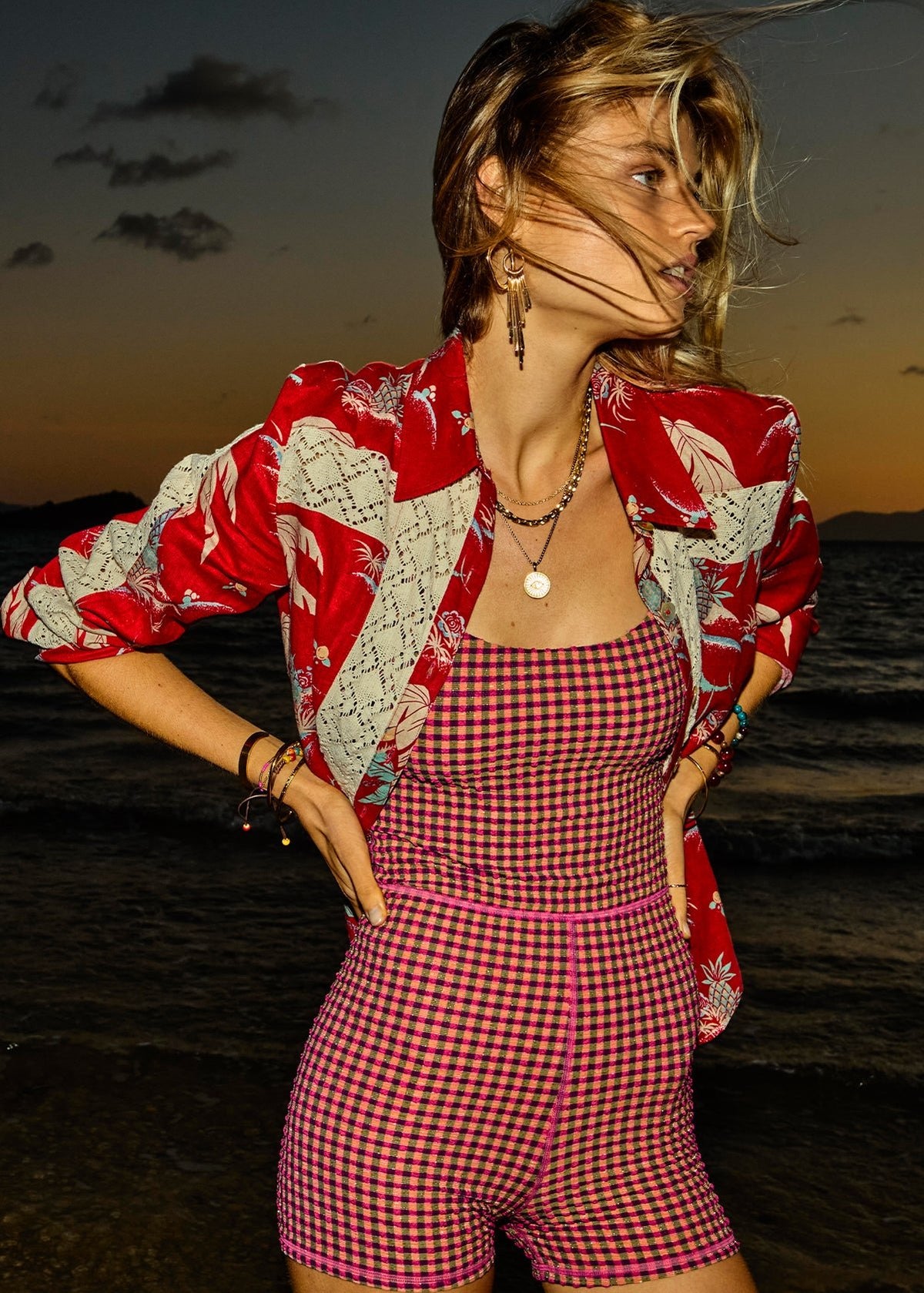 PALMA BOBBI COLLARED SHIRT | بلوزة نسائية Palma - Maison Clad