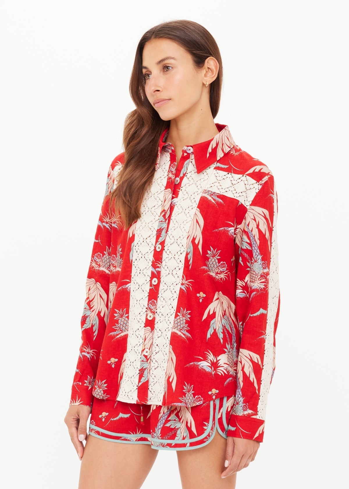 PALMA BOBBI COLLARED SHIRT | بلوزة نسائية Palma - Maison Clad
