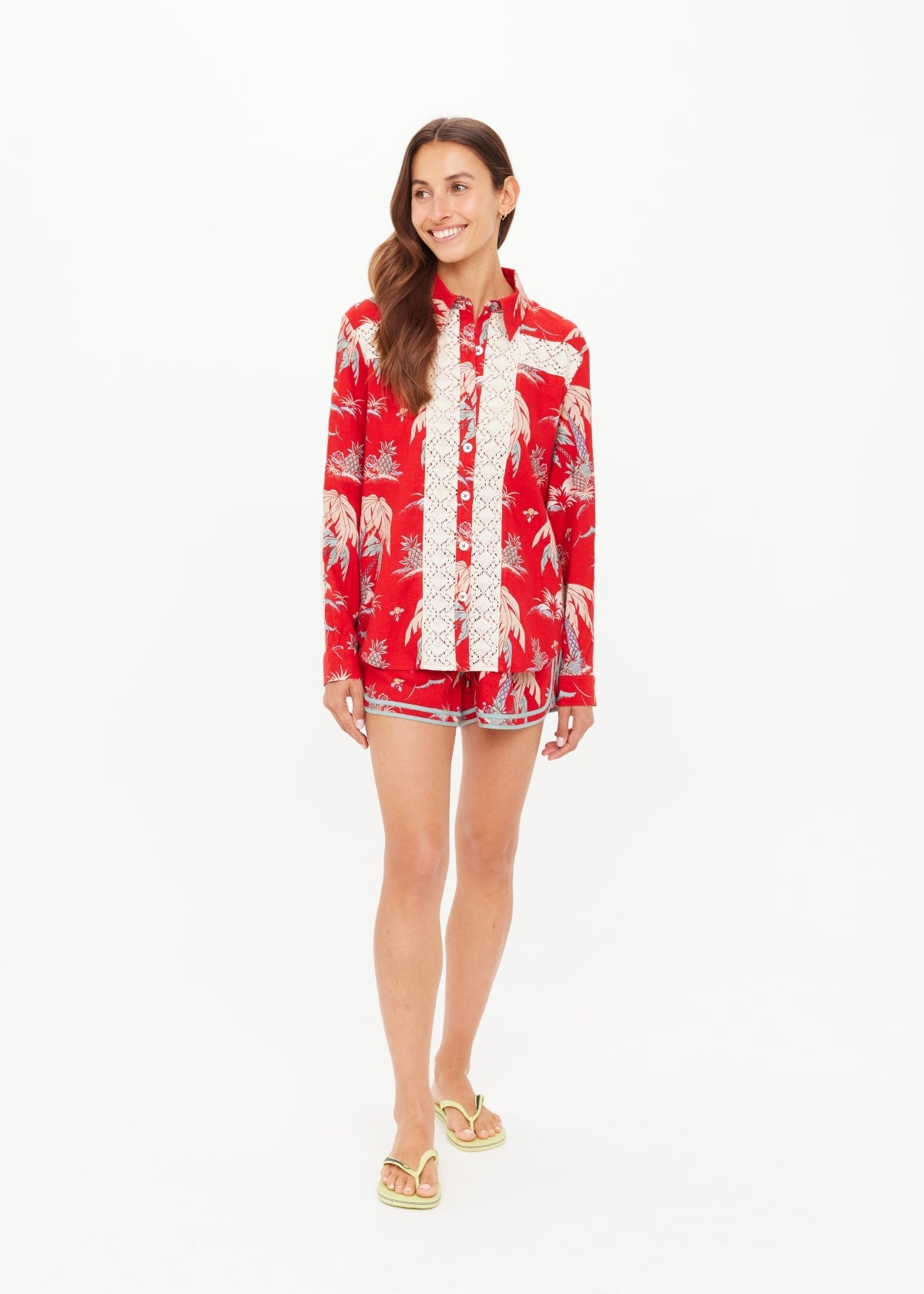 PALMA BOBBI COLLARED SHIRT | بلوزة نسائية Palma - Maison Clad