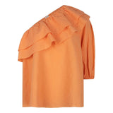 Peach Coral Blouse | توب ملابس داخلية - Maison Clad
