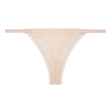 Roomie Off White Thong | الملابس الداخلية الدانتيل - Maison Clad