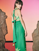 Sea Star Trousers Green | سراويل نسائية - Maison Clad