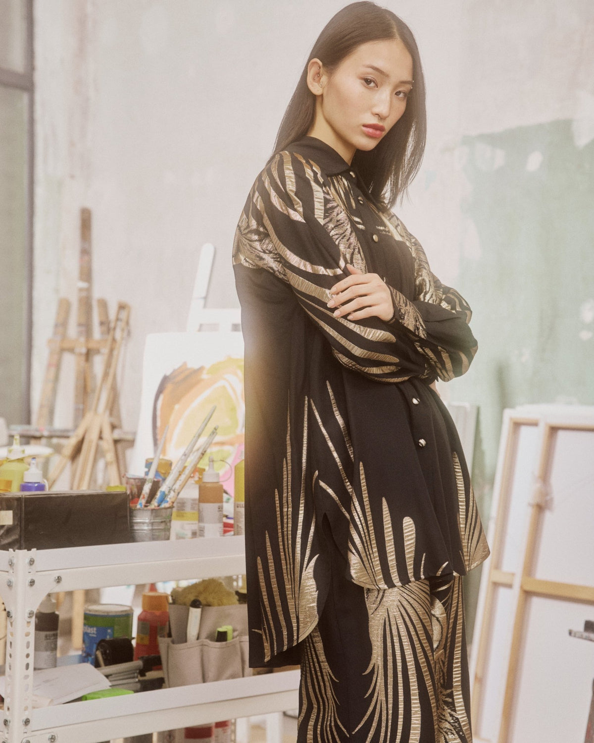 Shirt Aerope Black Callisto |قميص Callisto - Maison Clad