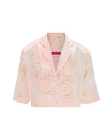 Shirt Alba Astrology Roses Gradient Lace Detail | بلوزة نسائية Alba - Maison Clad