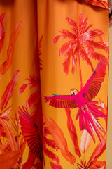 Shirt Artemis Parrots Orange| بلوزة نسائية Artemis Parrot - Maison Clad