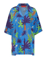 Shirt Arty Astro Jungle Blue | بلوزة نسائية Arty - Maison Clad