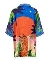 Shirt Arty Astro Jungle Blue | بلوزة نسائية Arty - Maison Clad