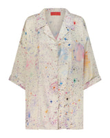 Shirt Arty Moon Graffiti Off White | بلوزة نسائية Arty - Maison Clad