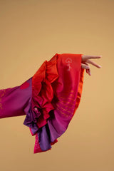 Shirt Castagnette 3 Ruffles Love Letter| بلوزة نسائية Castagnette 3 Ruffles Love Letter - Maison Clad