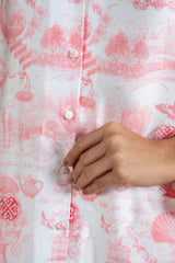 Shirt Curtia Lace Jouy | بلوزة نسائية Curtia Lace Jouy - Maison Clad