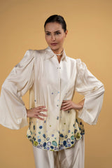 Shirt Curtis Gemstone Gradient | بلوزة نسائية Curtis Gemstone Gradient - Maison Clad