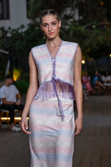 Shirt Dallas Fringes Astrology Knitwear Cancer | بلوزة نسائية Dallas - Maison Clad