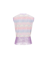 Shirt Dallas Fringes Astrology Knitwear Cancer | بلوزة نسائية Dallas - Maison Clad