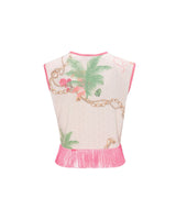 Shirt Dallas Fringes Astrology Knitwear Leo | بلوزة نسائية Dallas - Maison Clad